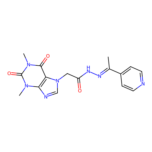 C16H17N7O3 structure