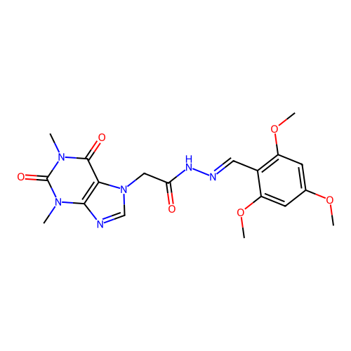 C19H22N6O6 structure