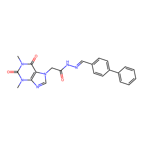 C22H20N6O3 structure