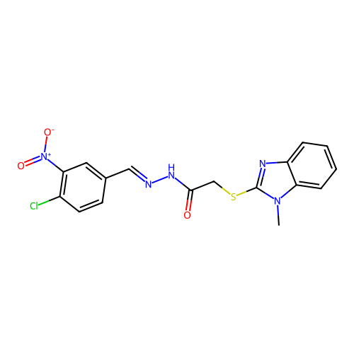 C17H14ClN5O3S structure