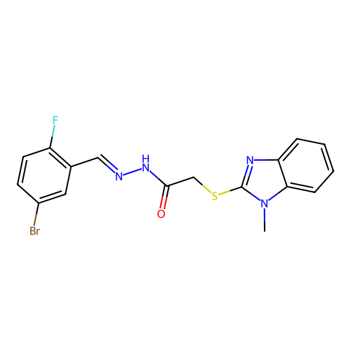 C17H14BrFN4OS structure
