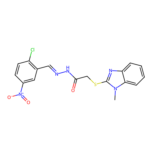 C17H14ClN5O3S structure