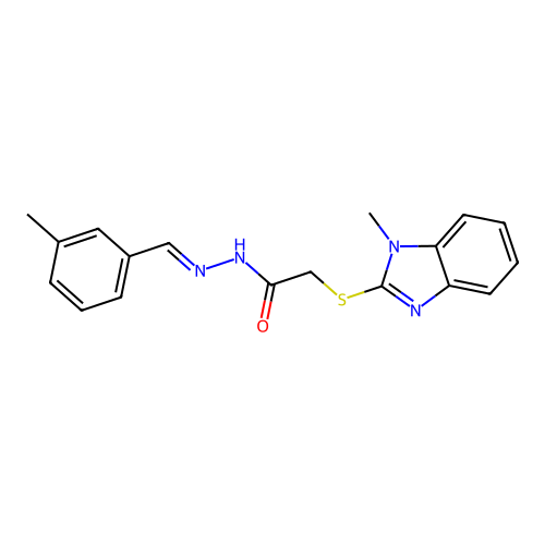 C18H18N4OS structure