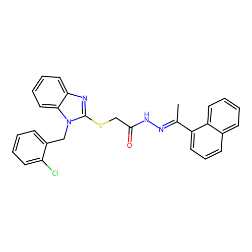C28H23ClN4OS structure
