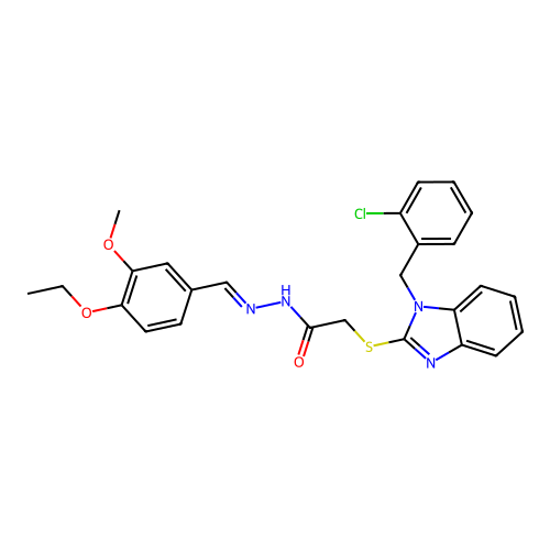 C26H25ClN4O3S structure