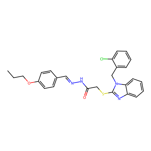 C26H25ClN4O2S structure