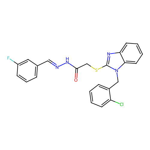 C23H18ClFN4OS structure