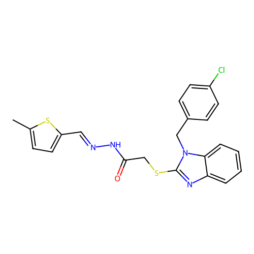 C22H19ClN4OS2 structure