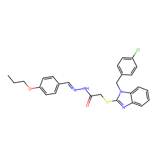 C26H25ClN4O2S structure