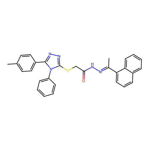 C29H25N5OS structure