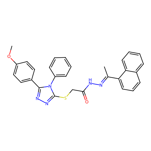 C29H25N5O2S structure