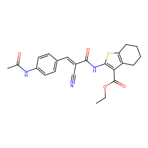 C23H23N3O4S structure