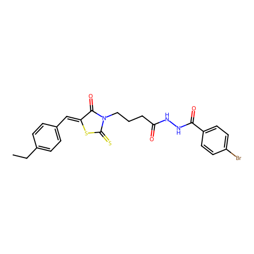 C23H22BrN3O3S2 structure