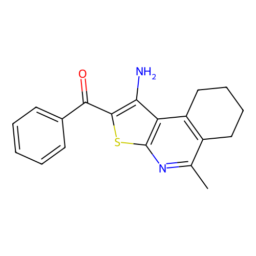 (1-Amino-5-methyl-6,7,8,9-tetrahydro-thieno[2,3-c]isoquinolin-2-yl)-phenyl-methanone structure