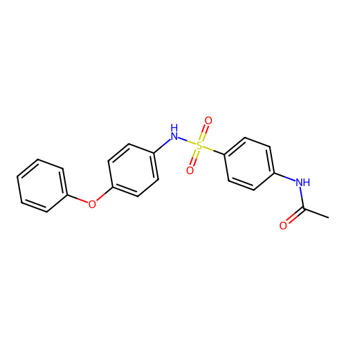 N-{4-[(4-phenoxyphenyl)sulfamoyl]phenyl}acetamide structure