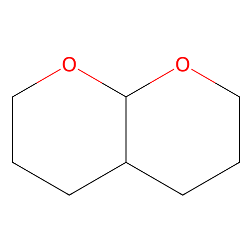 Hexahydro-2H,5H-pyrano(2,3-b)pyran structure