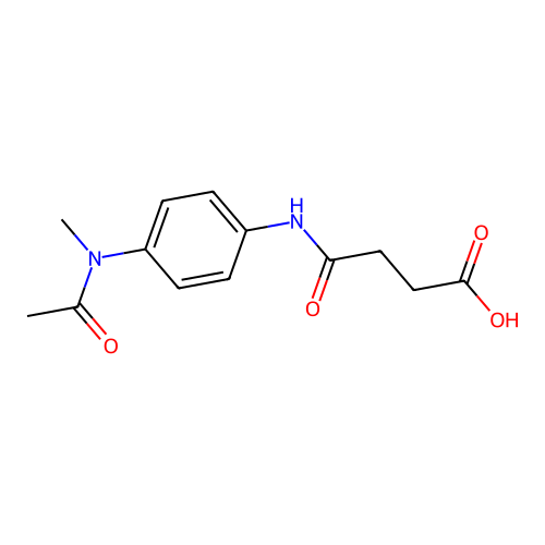 4-({4-[Acetyl(methyl)amino]phenyl}amino)-4-oxobutanoic acid structure