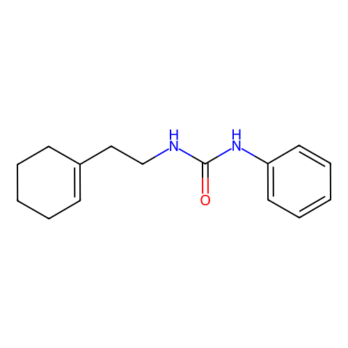 1-[2-(Cyclohex-1-en-1-yl)ethyl]-3-phenylurea structure