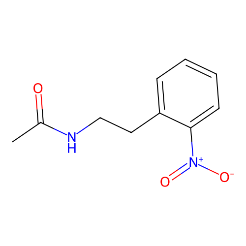 N-[2-(2-nitrophenyl)ethyl]acetamide structure