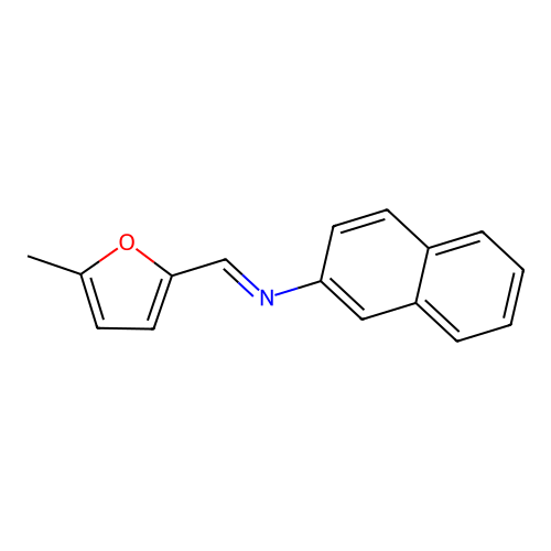 1-(5-methylfuran-2-yl)-N-naphthalen-2-ylmethanimine structure