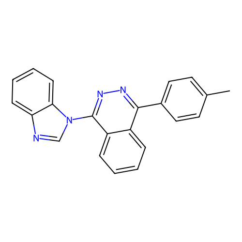 1-(Benzimidazol-1-yl)-4-(4-methylphenyl)phthalazine structure