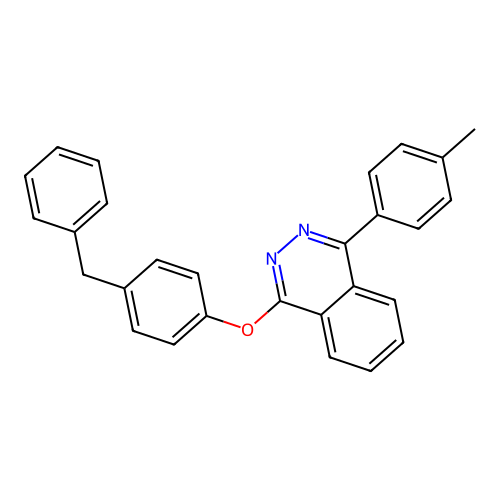 1-(4-Benzylphenoxy)-4-(4-methylphenyl)phthalazine structure