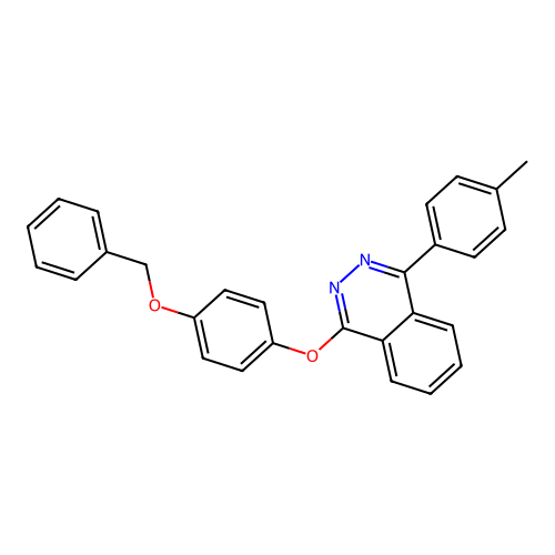 1-(4-(Benzyloxy)phenoxy)-4-(p-tolyl)phthalazine structure