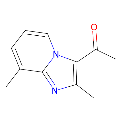1-(2,8-Dimethylimidazo[1,2-a]pyridin-3-yl)ethanone structure
