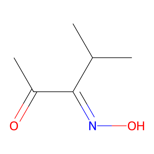 3-(Hydroxyimino)-4-methylpentan-2-one structure