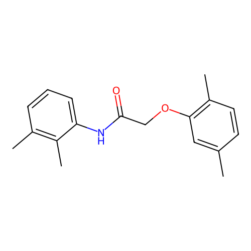 2-(2,5-dimethylphenoxy)-N-(2,3-dimethylphenyl)acetamide structure