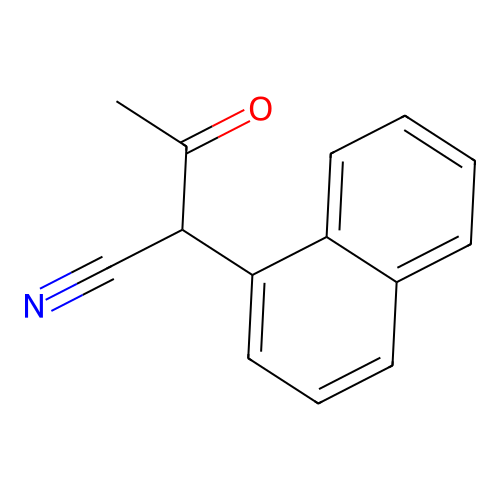 2-(1-Naphthyl)-3-oxobutanenitrile structure