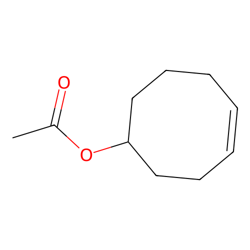 Cyclooct-4-en-1-yl acetate structure