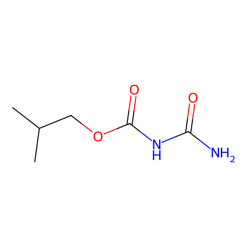 Allophanic acid, isobutyl ester structure