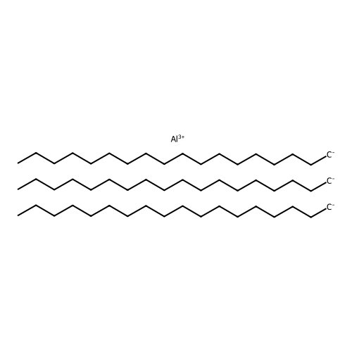 Aluminum tris(octadecane) structure