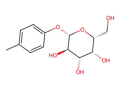 4-Methylphenyl hexopyranoside structure