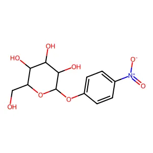 p-Nitrophenyl beta-D-galactopyranoside structure