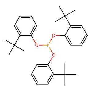 Tris(2-tert-butylphenyl) phosphite structure
