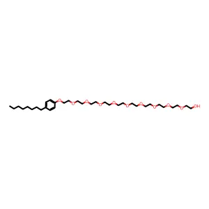 29-(4-Octylphenoxy)-3,6,9,12,15,18,21,24,27-nonaoxanonacosan-1-ol structure