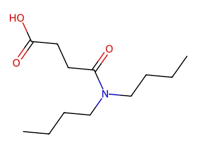 4-(Dibutylamino)-4-oxobutanoic acid structure