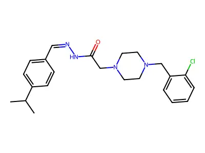 C23H29ClN4O structure