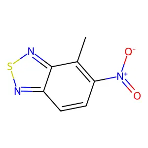 2,1,3-Benzothiadiazole, 4-methyl-5-nitro- structure