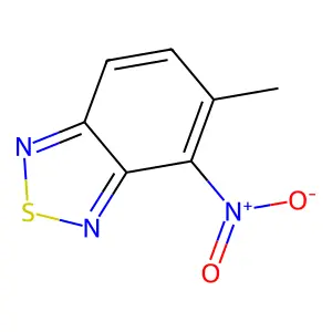 4-(Hydroxy(oxido)amino)-5-methyl-2,1,3-benzothiadiazole structure