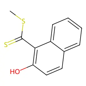 Methyl 2-hydroxynaphthalene-1-carbodithioate structure