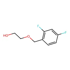 2-[(2,4-Difluorophenyl)methoxy]ethanol structure
