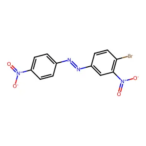 Azobenzene, 4-bromo-3,4'-dinitro- structure