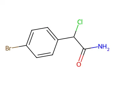 2-(4-Bromophenyl)-2-chloroacetamide structure