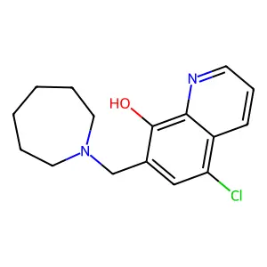 7-(Azepan-1-ylmethyl)-5-chloroquinolin-8-ol structure