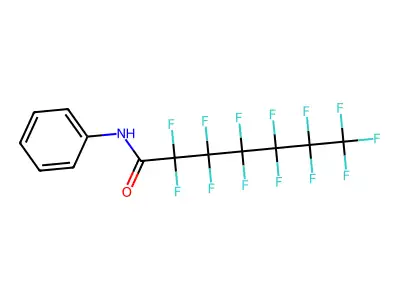 Heptanamide, 2,2,3,3,4,4,5,5,6,6,7,7,7-tridecafluoro-N-phenyl- structure