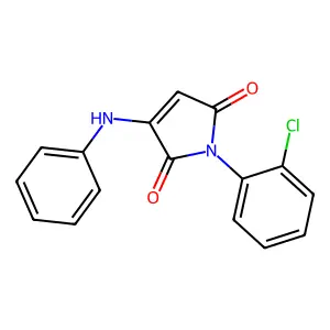 1-(2-chlorophenyl)-3-(phenylamino)-1H-pyrrole-2,5-dione structure