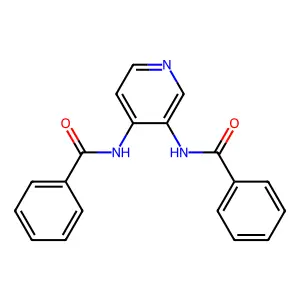 N-(3-苯甲酰氨基吡啶-4-基)苯甲酰胺 structure